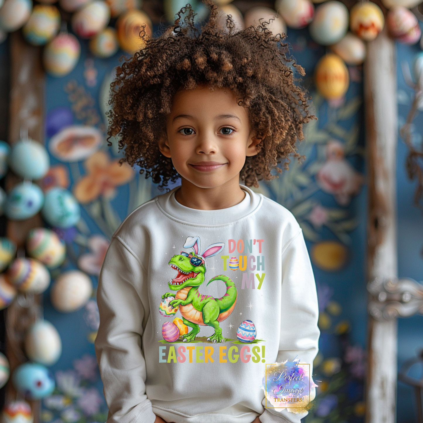 Don't Touch My Easter Eggs T-Rex Shirt