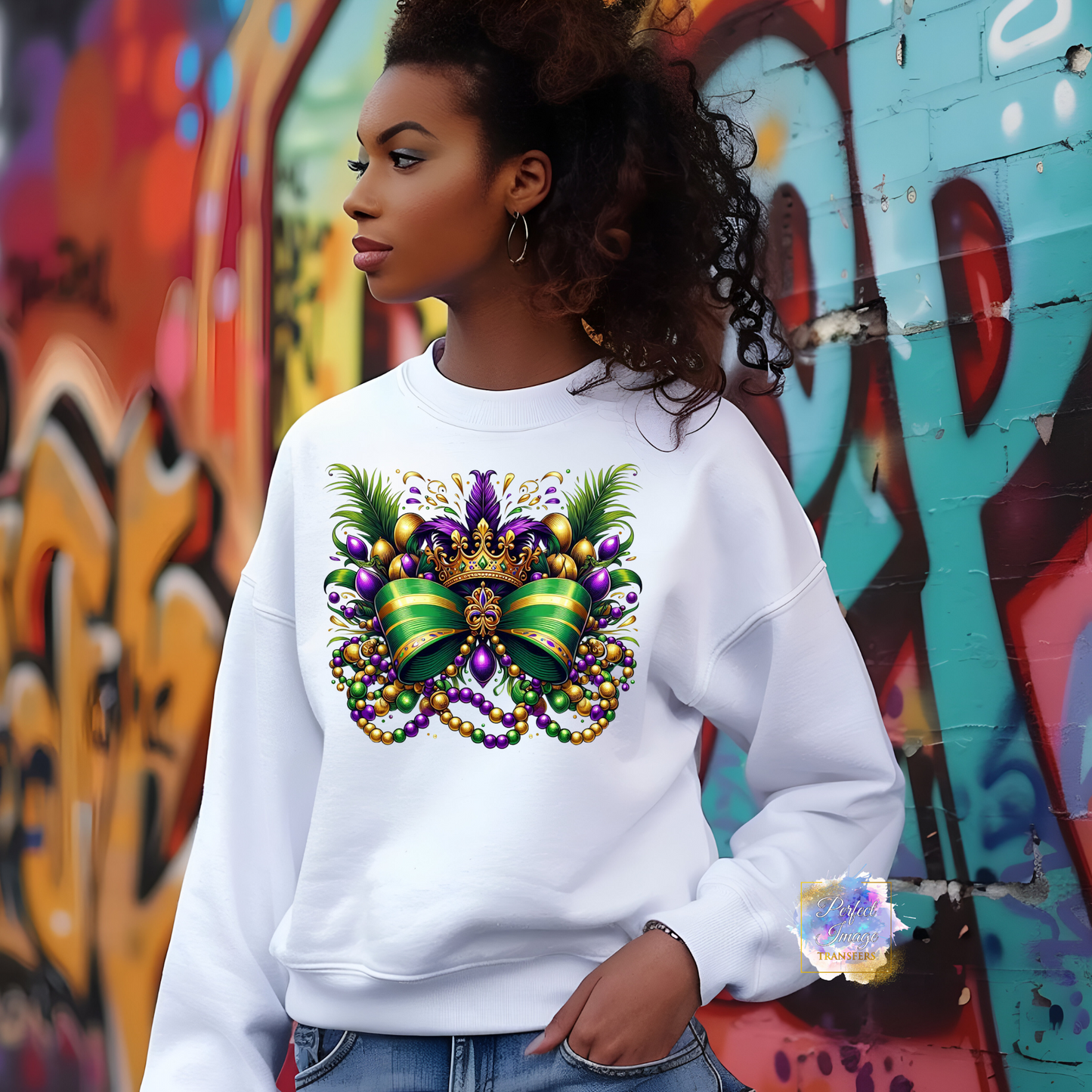 Queen Mardi Gras tee