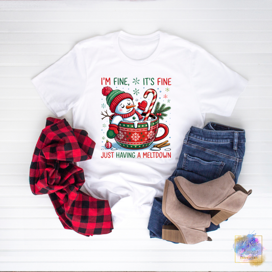 Snowman Meltdown Shirt