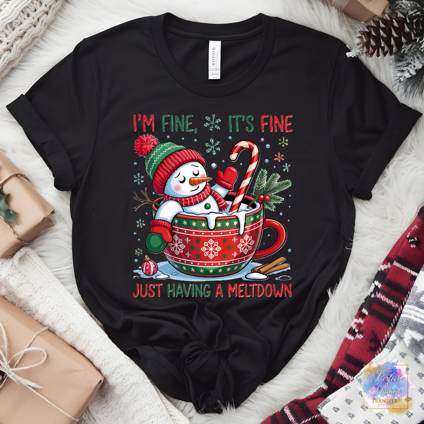 Snowman Meltdown Shirt