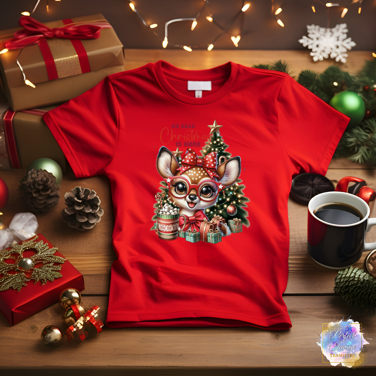 Oh Deer Christmas is Here Shirt 2024