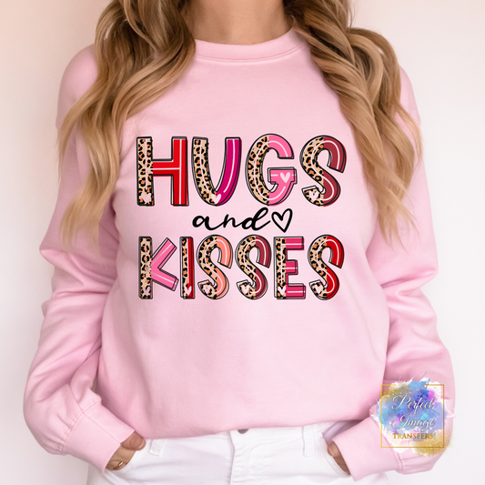 Hugs and Kisses~Clear Screen Print Transfer